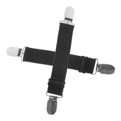 Outanaya 2pcs Adjustable Boots Fixing Strap Clips Elastic Windproof Pants Fasteners Holders