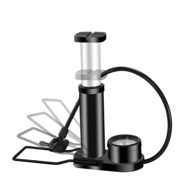 Gogogmee Bike Riding Accessories High Strength Buckle Design Mini-Foot Pump Air Pump for Bicycle Barometer