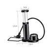 Gogogmee Bike Riding Accessories High Strength Buckle Design Mini-Foot Pump Air Pump for Bicycle Barometer view 4