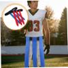 KOMBIUDA 2pcs Rugby Flag Belt Moveable Flags for Youth and Adults Wear-resistant Training Equipment for Football Games Includes and Belts view 2