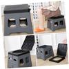 BESPORTBLE Foldable Portable Toilet for Camping and Car Use PP Material Travel Potty Stool with Space-Saving Design Multipurpose Outdoor Hygiene with Included Garbage Bag view 3
