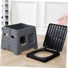 BESPORTBLE Foldable Portable Toilet for Camping and Car Use PP Material Travel Potty Stool with Space-Saving Design Multipurpose Outdoor Hygiene with Included Garbage Bag view 4