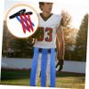NAMOARLY 2pcs Adjustable Rugby Flag Belt Wear-resistant Football Waist Flags for Youth and Adults Training Includes for view 4