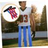 Gogogmee 2pcs Rugby Flag Belt Wear-resistant Football Waist Flags for Youth Adults for Outdoor Training view 2