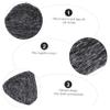 KOMBIUDA 1pc Windproof Cycling Hat Cold Beanie for Outdoor Activities Warm and Soft Design Unisex Warmth Hat Suitable for Men and Women Grey view 2