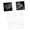 Unomor Transparent Roller Skates Display Rack Showcase for Ice Skates and Holder Sturdy Design for Malls and Supermarkets view 2