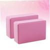 COOLHIYA High Density Eva Yoga Block Yoga Dance Practice Brick Home Exercise Blocks Yoga Props Pink for Balance Flexibility view 2
