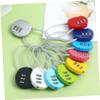 ARTIBETTER 10pcs Backpack Locks Luggage Locks Steel Rope for Suitcases Travel Security Easy to Carry view 3