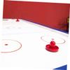 BCOATH 1set Air Hockey Paddles and Pucks Air Hockey Accessories Felt Pads and Red Balls for Indoor Fun for Boys and Girls and view 3