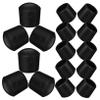 BRIGHTFUFU 20pcs Foosball End Caps for Standard Tables Caps for Easy Installation Replacement for Worn Parts Fits Foosball Machines Convenient and Design