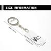 Wxenaiedk Jazz Saxophone Music Keychain With Keyring Clips Car Key Organizer view 4