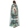 AKDODK Fairy Tale Mermaid03 Print Hooded Robe Cloak Halloween Cosplay Costumes For Adult Men Women Dark Party Capes view 4
