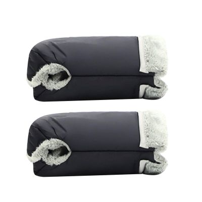 Warm Gloves for Parents with Babies Thickened & Windproof Hand Warmer Mittens for Baby Strollers