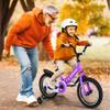 Betterland Folding Kids Bike,14 Inch Children Bicycle with Training Wheels and Dual Handbrakes Toddler Sport Bicycle for 3-9 Years Old Boys and Girls(Purple) view 3