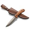 Bushcraft Knife - 9-Inch Scandi EDC Knife, S30V Steel And Walnut Wood Handle Full Tang Fixed Blade with Premium Leather Sheath - For Camping, Hunting, Survival and Outdoor Use - Gifts For Men view 1