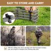 Panbofoda Climbing Sticks,Aluminum Non-Slip Hunting Climbing Steps,Lightweight Tree Climbing Hunting Gear Hunting Accessories for Tree Stands Set of 4,Fold Up Steps for Tree Stand view 4