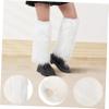 ROMISBABA 1set Plush Leg Warmers Wrist Cozy Warm Keeping for Christmas Cosplay Performance Costumes Comfortable Fashionable Versatile Accessories for Everyday Wear view 3