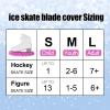 Ice Skate Guards,Ice Skate Blade Covers,Skate Guards for Hockey Skates,Figure Skate&Ice Skates,Hockey Skate Soakers,Skate Blades Protector for Girls Boys Youth Women Men Adult (Pink A, Large) view 2