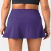 Colorfulkoala Dreamlux Skirts for Women High Rise Athletic Golf Tennis Skorts Built-in Shorts with Pockets(S, Mulberry Purple) view 3