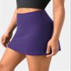 Colorfulkoala Dreamlux Skirts for Women High Rise Athletic Golf Tennis Skorts Built-in Shorts with Pockets(S, Mulberry Purple) view 4