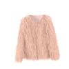 Betadog Girls Cozy Faux Long Sleeve Crew Neck Dress Coat Girls' Faux Wool Vest Coat Jacket (I, 9-10 Years) view 3