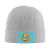 QIKLMMA Niagara Flag Beanie for Men Women Winter Knit Hats Cuffed Skull Cap Ski Hat Gray view 1