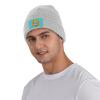 QIKLMMA Niagara Flag Beanie for Men Women Winter Knit Hats Cuffed Skull Cap Ski Hat Gray view 4