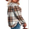 OFEEFAN Crewneck Sweatshirts Women Graphic Womens Fall Fashion 2026 Plaid Khaki M view 2
