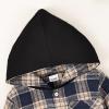 ODIMAME Boy Clothes 4T Toddler Fall Winter Outfits Plaid Pocket Hoodie Sweatshirt + Long Sleeve Pants Set Beige 4-5 Years Old view 4