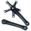 HWEVDHJ Bike Crank Arm 165mm Square Hole Crankset Aluminum Alloy Cranksets One Pair BCD 130MM Bike Crank Arms for Road/Folding Bike(Black) view 1