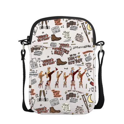 POFULL Musical Theatre Inspired Gift Newsboy Jack Theatre Crossbody Bag Musical Lover Gift