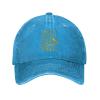 Haebfsl That's What I Do I Smoke Cigars and I Know Things Hat Baseball Cap Cotton Dad Hat Trucker Hat for Women Men,Blue view 2
