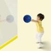 Grebest Silent Basketball, Quiet Indoor Basketball, Soundless Foam Ball for Dribbling Practice, High Rebound and Low Noise for Various Indoor Activities Blue 24cm view 3