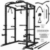 Goimu C1-V4 Power Cage, 2000LBS Squat Rack with LAT Pulldown, Multi-Function Weight Cage Strength Training Machine, Workout Cage with More Attachments for Home Gym Garage (C1-Pro Bk) view 1