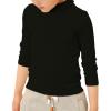 Youth Thermal Shirts Boy Undershirts Long Sleeve Turtleneck Fleece Baselayer Turtleneck Toddler (Black-1, 3-4 Years) view 2