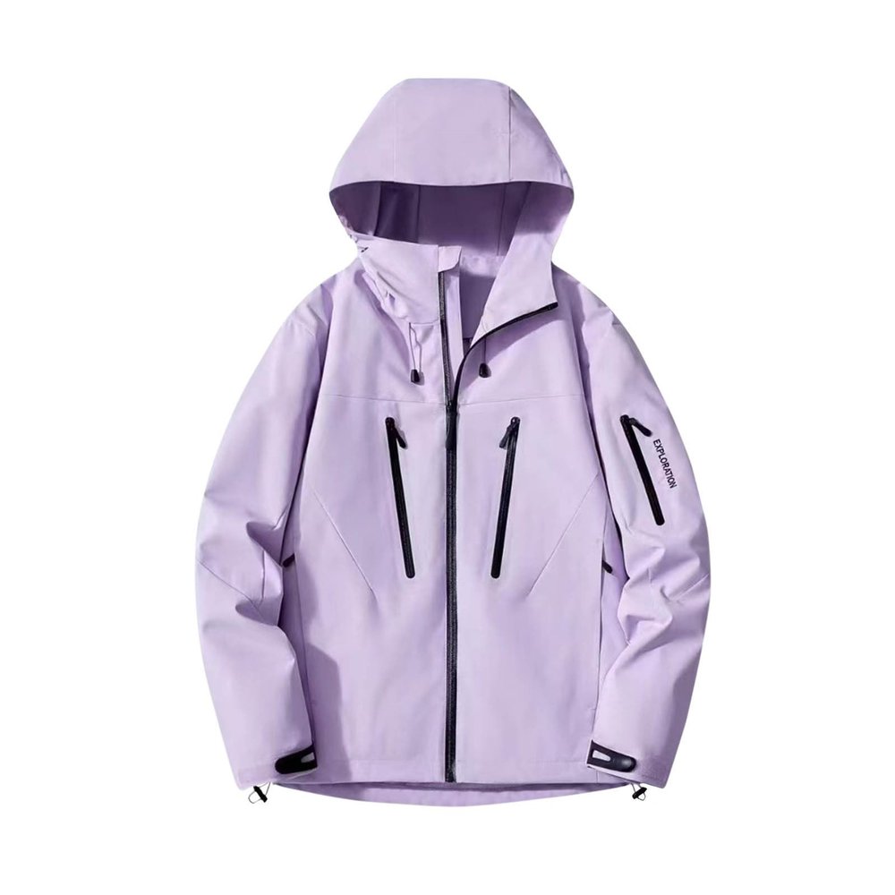 Akklian Women's Waterproof Outdoor Snowboard Breathable Ski Jacket Winter Warm Fleece Lined Windbreaker Zip Up Hooded Jacket