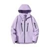 Akklian Women's Waterproof Outdoor Snowboard Breathable Ski Jacket Winter Warm Fleece Lined Windbreaker Zip Up Hooded Jacket view 1