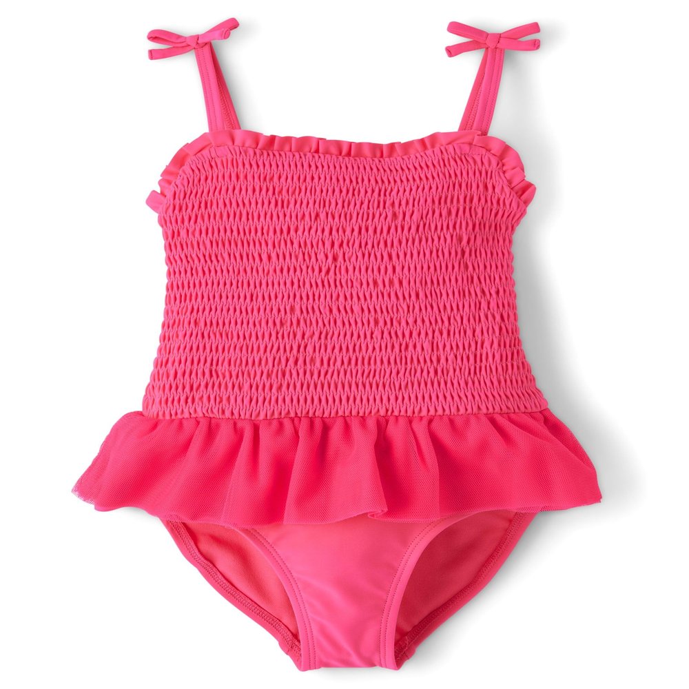 Gymboree,Girls,and Toddler One Piece Swimsuit,Pink Splash,8