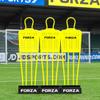 FORZA 2-in-1 Rebound Block & Mannequin Base | Soccer Training Tool for Free Kick Practice & Ball Control Drills | Optional Mannequins in Three Sizes (Block + SNR Mannequin, Pack of 3) view 1