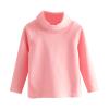 Betadog Boys' Long Sleeve Solid Turtleneck Cotton Tops for Girls & Toddlers (Pink, 9-10 Years) view 3