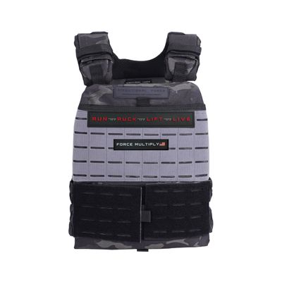 Directional Force | Centurion Weight Vest Gen2 | Weight Training Vest Workout Equipment | Performance Apparel & Products (Stealth Gray Camo, 20 Lbs)