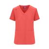 ACTIVE UNIFORMS Women's Essential Scrub Set Cool Stretch Jogger Scrub Top and Pants Nursing Uniform Clearance Workwear (Coral, XX-Large) view 4