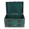 CCYLEZ Antique Organizer Box, Wooden Storage Box, Safe Polished Interior, Large Capacity for Earrings (XL Box with Three Digit Combination Lock) view 2
