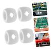 FELTECHELECTR 4pcs Foosball Table Stop Ring Accessories White Tabletop Soccer Locator Rod Stop Ring for Accurate Ball Placement Material Easy Installation and Replacement view 2