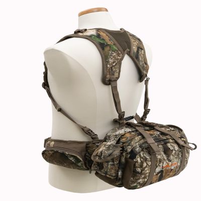 ALPS OutdoorZ Little Bear Fanny Pack 8 L / 500 in Modular Hunting Lumbar Pack with Padded Waist Belt, Removable Shoulder Harness, Realtree/Mossy Oak Camo