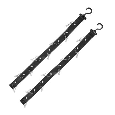 Garneck 2pcs Portable Hanging Drying Rack Hockey Drying Rack Outdoor Clothes Dry for Clothes Hockey Equipment Organizer
