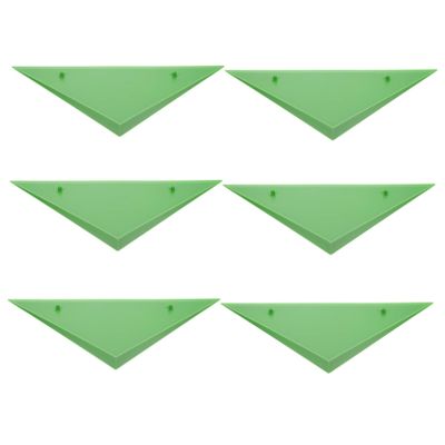 WOONEKY 6pcs Foosball Table Corner Covers Plastic Triangle Table Corner Guard for Football