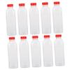 VILLFUL 10 Pack 500ml Beverage Bottle with Scale, PET Plastic view 1