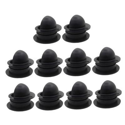 WOONEKY 10pcs Foosball Entry Dish Black Plastic Replacement Cups for Table Football Machines Fits Standard Foosball Tables for Accurate Ball Launching