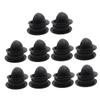 WOONEKY 10pcs Foosball Entry Dish Black Plastic Replacement Cups for Table Football Machines Fits Standard Foosball Tables for Accurate Ball Launching view 1